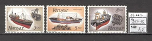 Faroer A43 MNH 1987 Fishing ships 3v CV 7.5 eur - Picture 1 of 1
