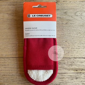 Le Creuset 100% Cotton Handle Glove Cerise Cherry Red NEW - Picture 1 of 3