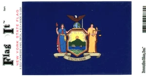 Calcomanía con bandera del estado de Nueva York - Imagen 1 de 1