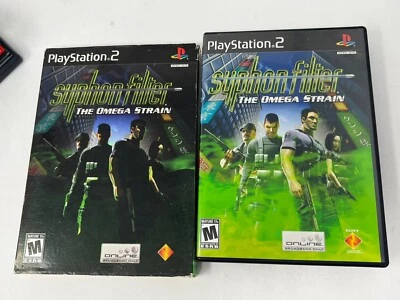 Syphon Filter: The Omega Strain PlayStation 2 PS2 CIB! Black Label W/ Slip Cover - Image 1 of 4