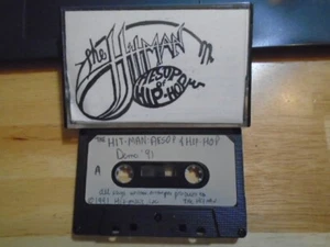 MEGA RARE Hit-Man DEMO CASSETTE TAPE Aesop Hip Hop g-funk Cleveland UNRELEASED ! - Picture 1 of 3