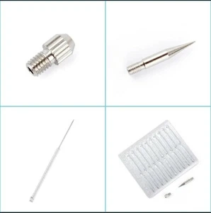 10 Stück Plasma Pen Nadeln, Ersatzköpfe + 2 Aufsätze - Bild 1 von 2