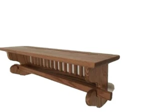 Country Quilt Shelf, 30", Towel Bar, Amish Style, For Home or Office - Picture 1 of 3