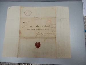 LETTER ADMONISHING ELLEN O NEALE 1815 MC MAHON YORK ST W1H LONDON POSTAL HISTORY - Picture 1 of 11