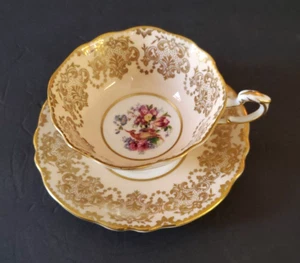 VTG Paragon Bone China/Double Warranted Bird of Paradise Teacup & Saucer Set - Picture 1 of 17
