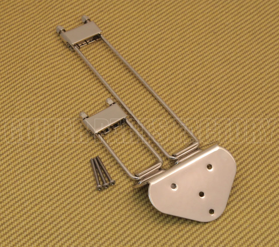 Frequensator Style Split Trapeze Tailpiece Nickel Allparts Tp-0433-001