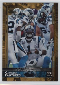 2015 Topps Gold /2015 Carolina Panthers Cam Newton #244