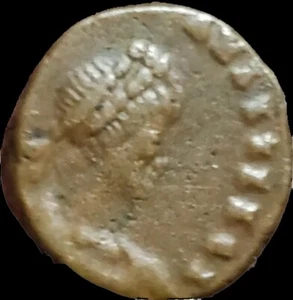 Arcadius, AE4, Antioch. AD 383-293. Roman Empire  - Picture 1 of 2