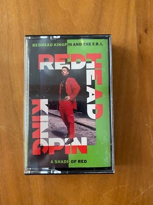 Redhead Kingpin And The FBI A Shade Of Red Cassette Tape 1989 Rap Hip Hop Vtg - Image 1 of 4
