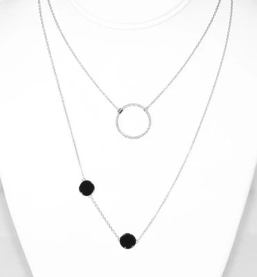 Collar de joyería de acero inoxidable ágil Calvin Klein 2 estilos de uso Foto 1 de 4