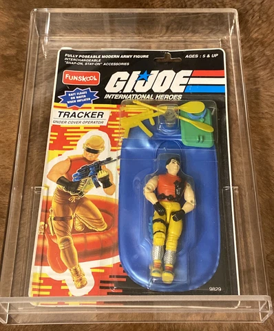 Rare 2003 Funskool India Gijoe Exclusive Tracker Sealed MOC w Acrylic Case! Cover