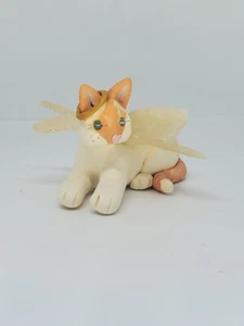 Flammenpunkt SIAMESISCHE KATZE Engel Weihnachten Ornament HAUSTIER GEDENK handgefertigt - Bild 1 von 6