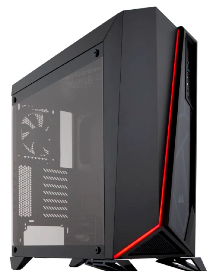 CORSAIR Carbide Series SPEC OMEGA Tempered Glass Mid Tower ATX Gaming Case Black - Image 1 of 4