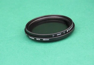 46mm ND Fader Filter Neutral Density Variable Adjustable ND2-400 for All Lens - Picture 1 of 3