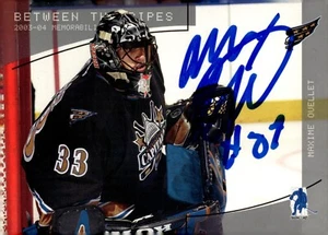 Maxime Ouellet - Signed 2001-02 In The Game Between The Pipes Card #142 - Picture 1 of 2