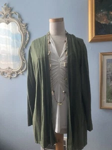 J Jill Linen Duster Size Large - Picture 1 of 7