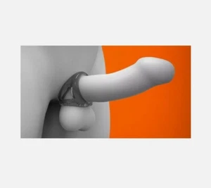 Oxballs Tri-Sport Cock & Balls Ring Sling Ultra Stretchy HARDER for LONGER CLEAR - Picture 1 of 4