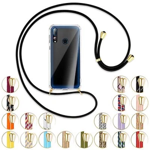 Collana (O) per HTC Desire 19 Plus / 19s Cover protettiva Custodia con catena - Foto 1 di 71