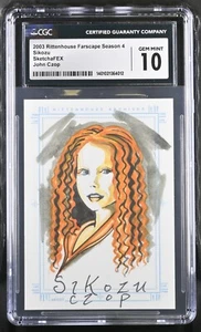 Farscape Artist Sketch Card 1 of 1 - Sikozu - John Czop - CGC 10 - Picture 1 of 2