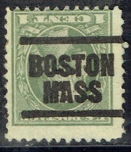 1918 1c Washington precancel from BOSTON MA(525-203) Scarcer OFFSET INVERT!