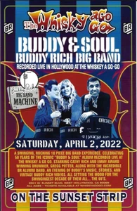 Buddy Rich Big Band Concert Poster From Whisky A Go Go Live Album Recording Show - Picture 1 of 1