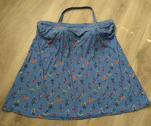 Costume da bagno Lands’ End W 26 fascia blu floreale dresskini top (manca una cinghia) - Foto 1 di 7