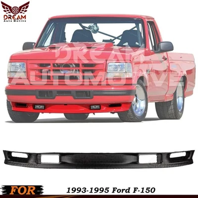 Front Bumper Lower Valance Paintable With Fog Lamp Hole For 1993-1995 Ford F-150 Foto 1 de 4