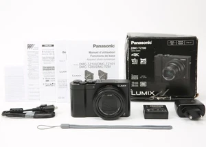 Panasonic Lumix DMC-TZ100 20.1MP Compact Digital Camera (Black) 10x Zoom - BOXED - Picture 1 of 8