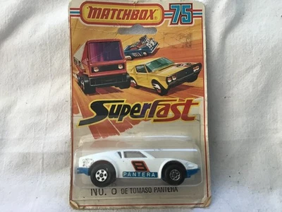 MATCHBOX NO. 8 DE TOMASO PANTERA - EN TARJETA Foto 1 de 4