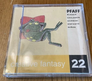 EUC Pfaff Embroidery Machine Card Creative Fantasy #22 Kinder Cartoon Animals - Picture 1 of 8