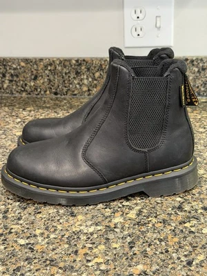 Ботинки челси Dr. Martens 2976 черные вощеная лицевая кожа женские размер 8 ЕС 39 - Изображение 1 из 4