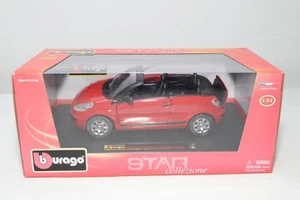B63 1:24 BBURAGO BURAGO CITROEN C3 PLURAL CONVERTIBLE RED MIB VERY RARE! - Picture 1 of 13