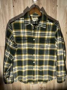 Taylor Stitch Men’s 38 The Crater Shirt Green plaid Long Sleeve Button Up - Picture 1 of 7