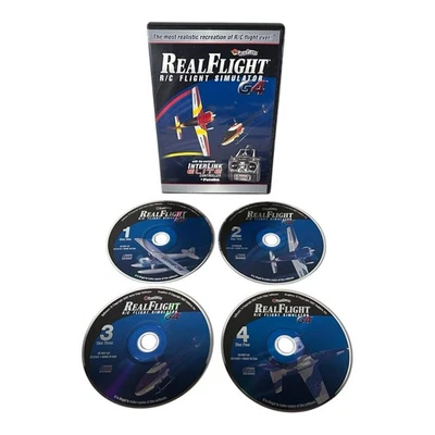 Great Planes Real Flight R/C Flight Simulator PC SOFTWARE 2007 4-DISC SET Codes - Image 1 of 4