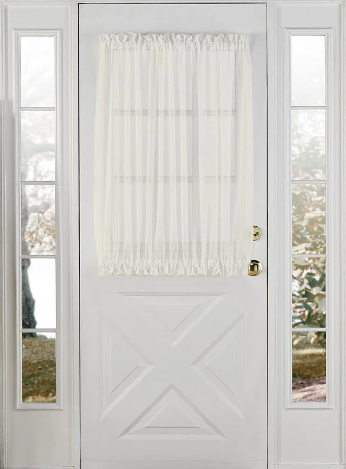 Stylemaster Elegance Sheer Voile Door Panel, 60" x 40”, Beige — 第 1/1 张图片