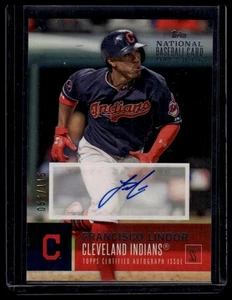 2016 Topps National Baseball Card Day #A-FL Francisco Lindor Autograph #/115 - Picture 1 of 2