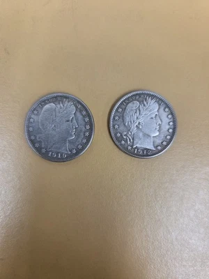 Lot Of 2 BARBER QUARTERS - Image 1 of 4