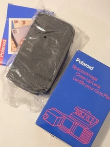 Nuevo Polaroid Spectra Imagen Primer Plano Lente Caja Original Manual de Instrucciones - Imagen 1 de 7