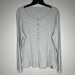 Camicia donna Frye & Co. termica Henley manica lunga grigia taglia *grande* strato base - Foto 1 di 13