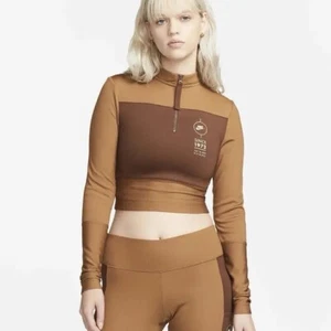 Extra large - Nike Sportswear Women's Ribbed Long-Sleeve Sports Utility top - Picture 1 of 3