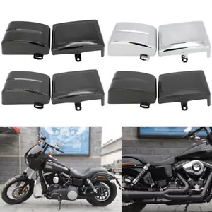 ABS Battery Side Cover For Harley Dyna Fat Bob Low Rider Super Wide Glide 12-17 - Picture 1 of 19