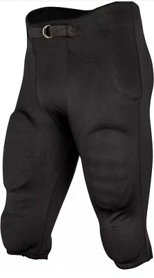 CHAMPRO Youth Black Integrated Football Practice Pant w/ Built-in Pads 2XL XXL - Image 1 of 4