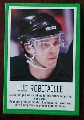 LUC ROBITAILLE - 1997-98 Gatorade Hockey Stickers - Image 1 of 2