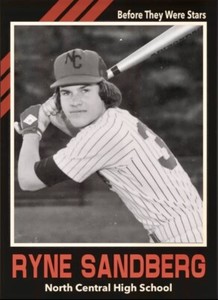 Custom Novelty Card Ryne Sandberg Before They Were Stars