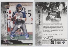 2018 Upper Deck CFL Auto Drew Willy #6 Auto