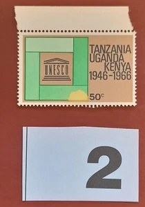 KUT EAST AFRICA, KENYA TANGANYIKA HARIASTAMP STAMPS WITH ERRORS STAMPS MISTAKES - Picture 1 of 6