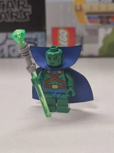 NEW Martian Manhunter DC Super Heroes Custom Lego Minifigure with staff - Picture 1 of 2