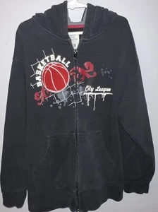 Boys Old Navy Basketball Zip Hoodie-Size Medium-EUC  - Picture 1 of 4