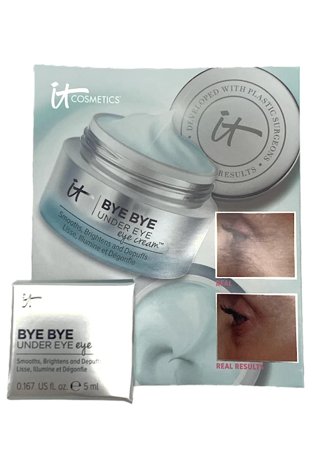 It Cosmetics Bye Bye Under Eye Cream 5ml Trial Size 15ml Total