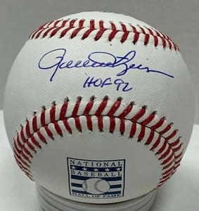 Brewers ROLLIE FINGERS Signed MLB Hall of Fame Logo Baseball A AUTO w/HOF 92 JSA - Picture 1 of 1